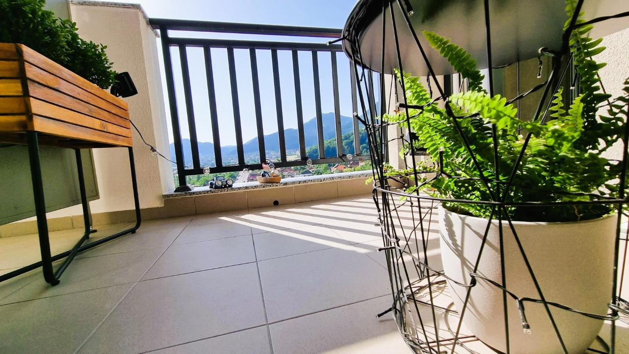Mountain View Retreat Apartment - 布拉索夫 外观 照片