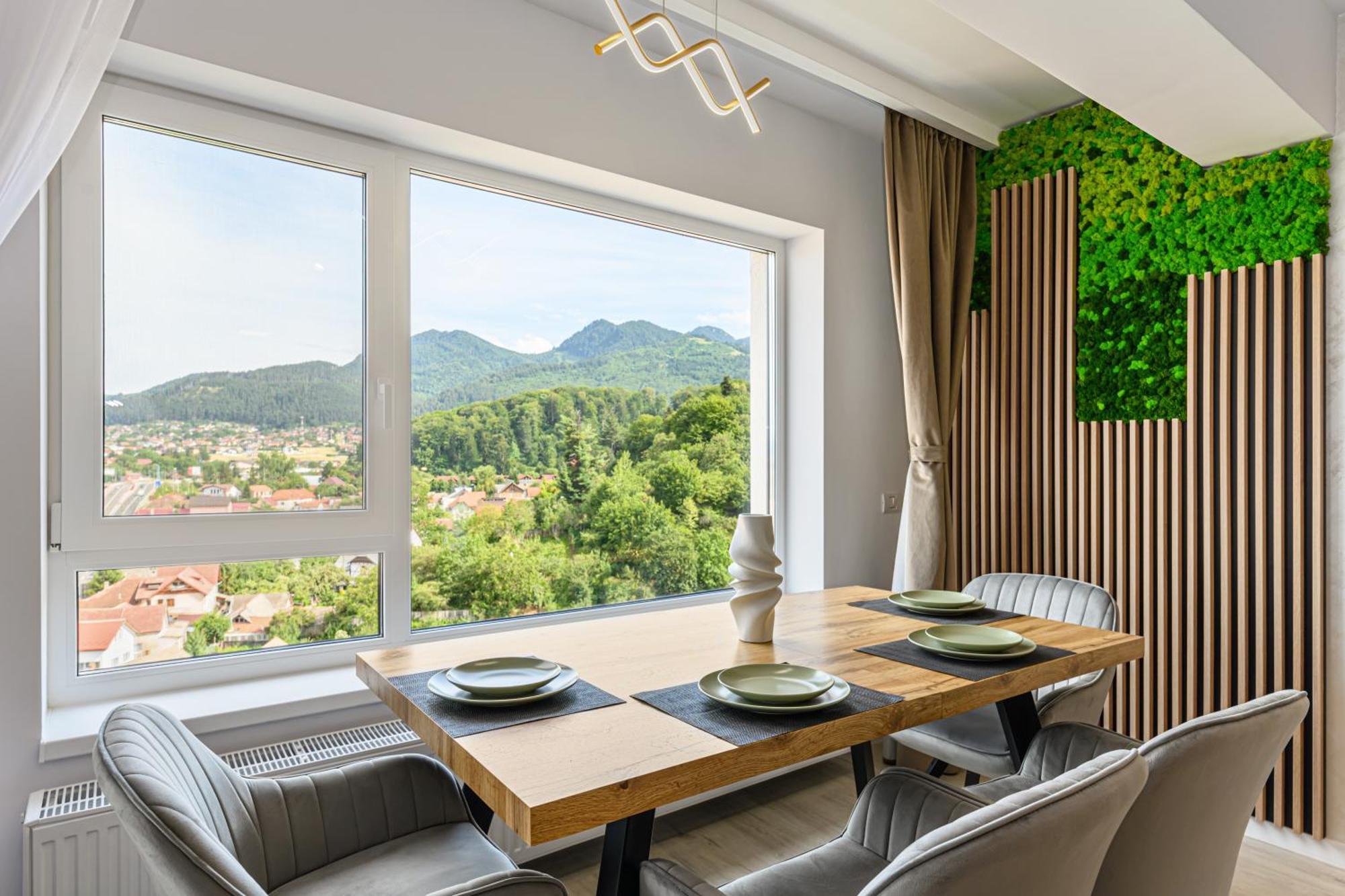 Mountain View Retreat Apartment - 布拉索夫 外观 照片