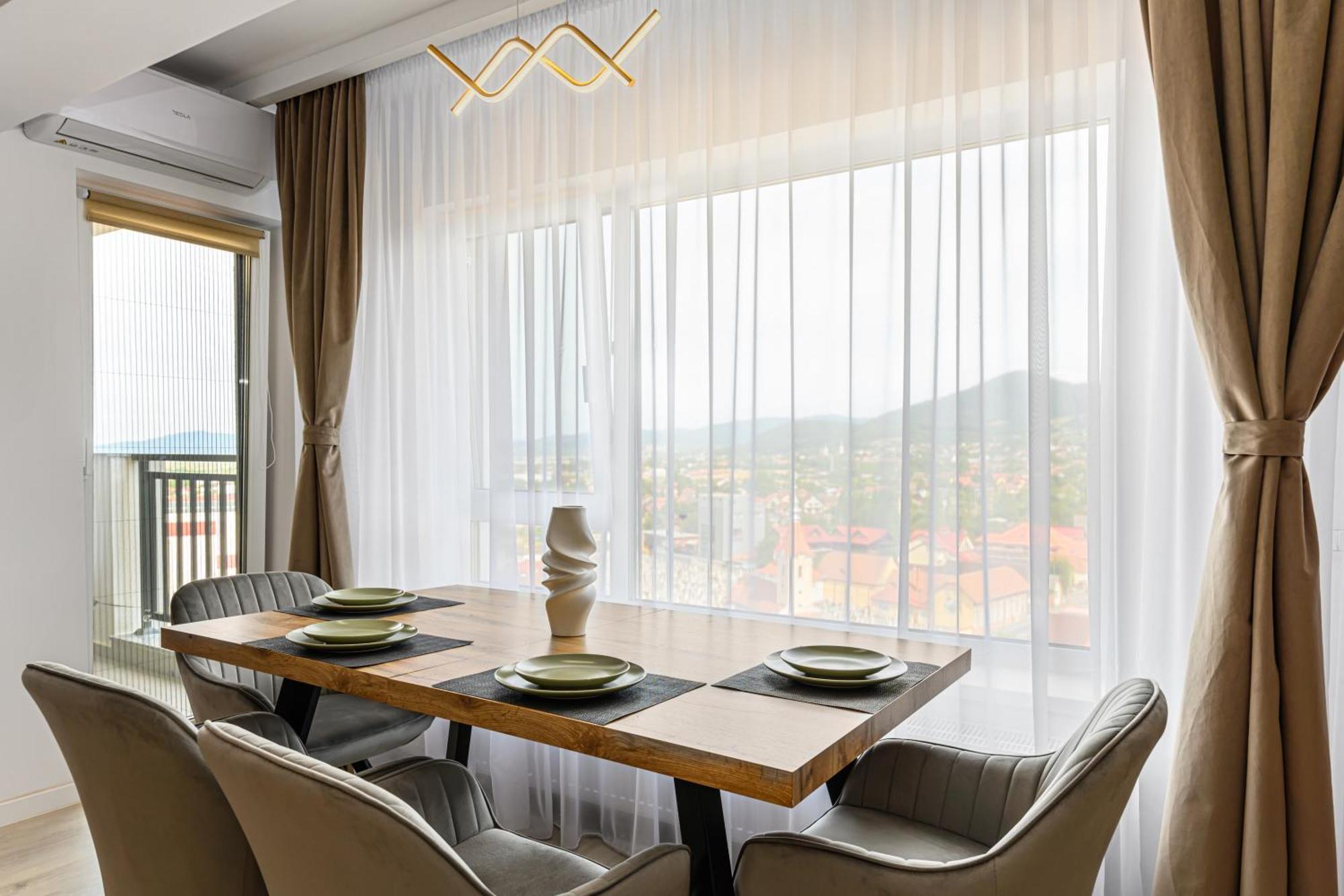 Mountain View Retreat Apartment - 布拉索夫 外观 照片