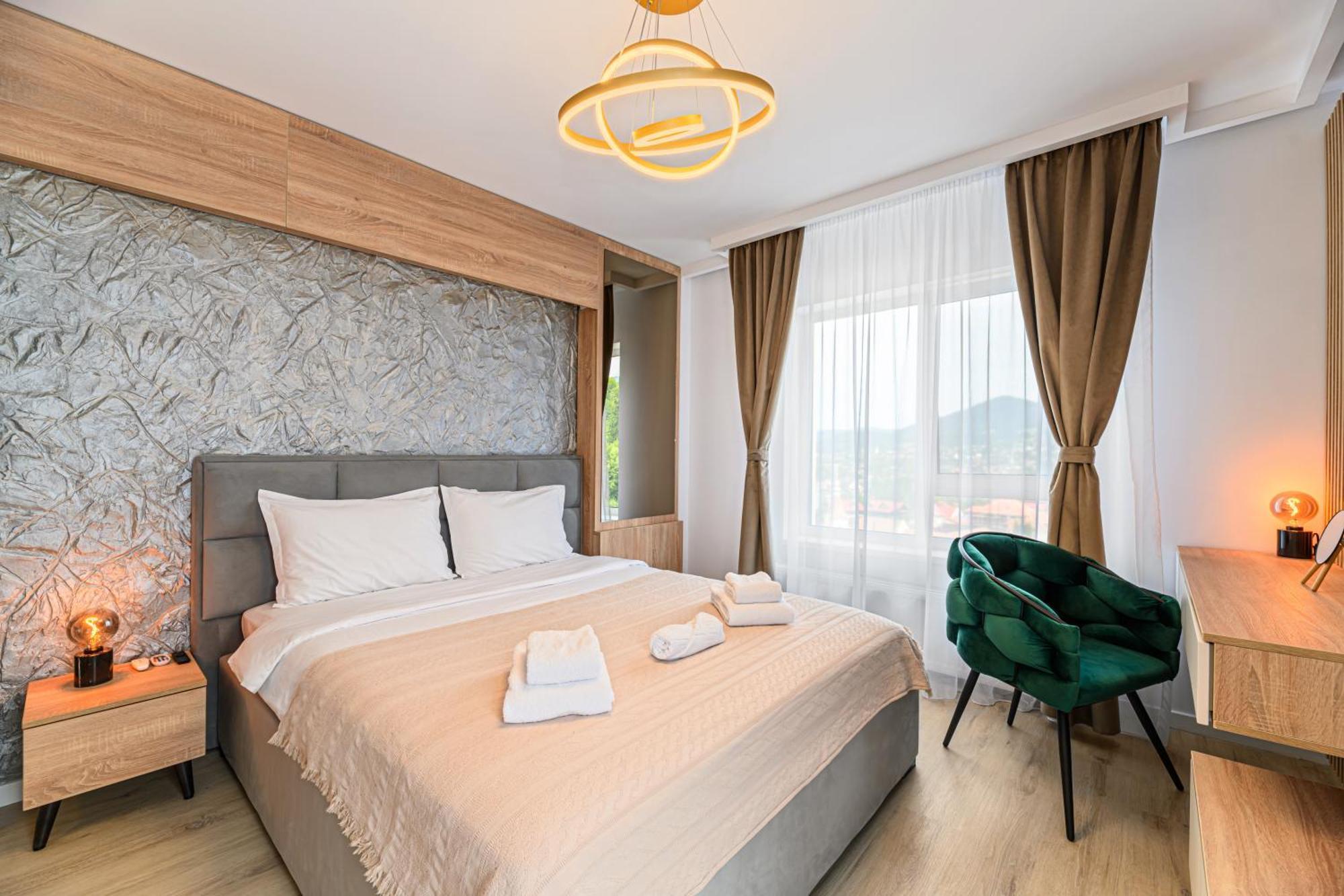 Mountain View Retreat Apartment - 布拉索夫 外观 照片