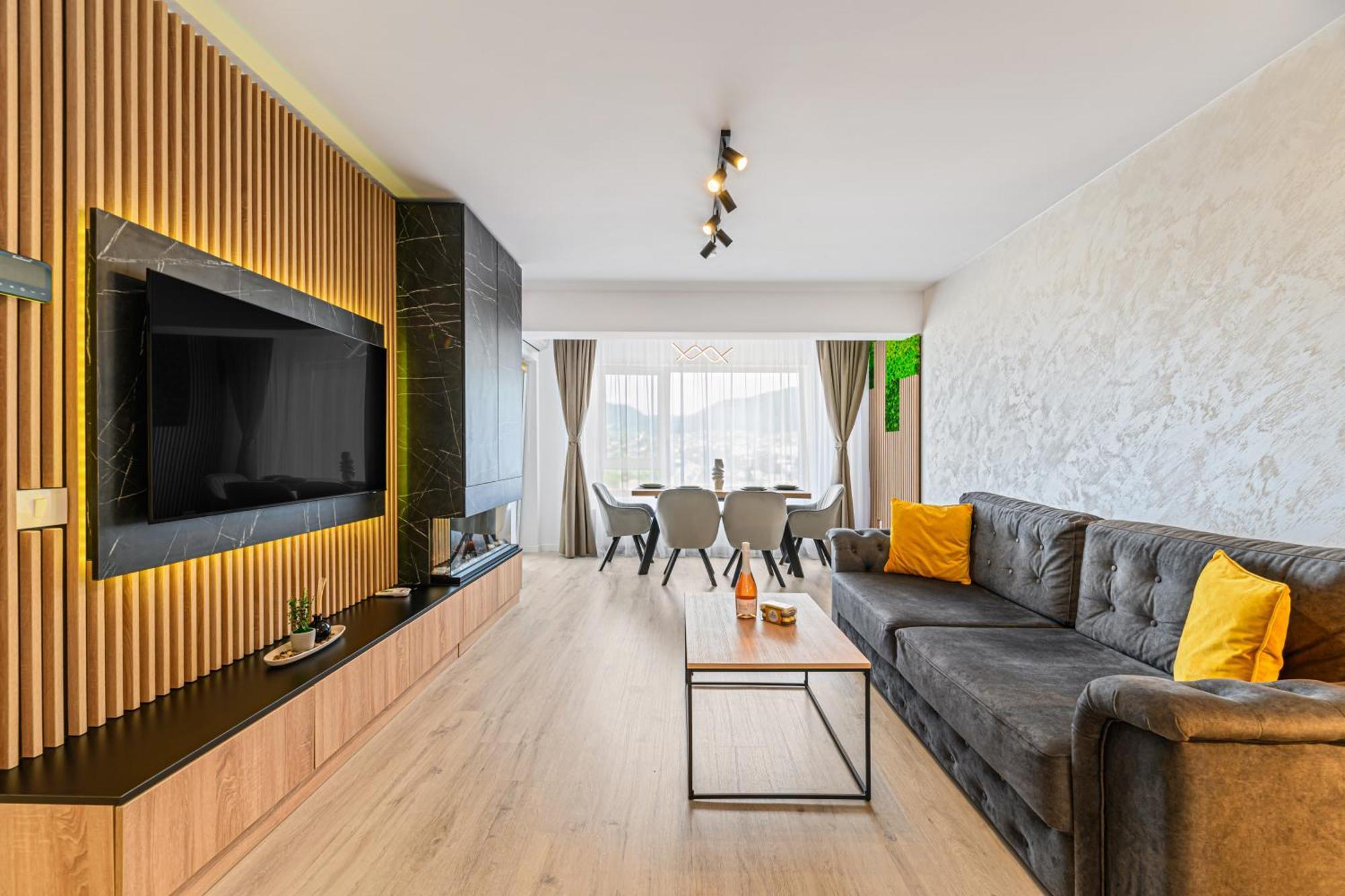 Mountain View Retreat Apartment - 布拉索夫 外观 照片